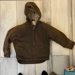 Blue Mountain Kids XS Sherpa Lined (Carhartt Like) Hooded Kids Jacket